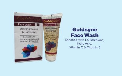 New Launch – Goldsyne Face Wash _ Enrich with L-Glutathione, Kojic Acid, Vitamin C & Vitamin E
