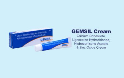 New Launch – Gemsil Cream_Calcium Dobesilate, Lignocaine Hydrochloride, Hydrocortisone Acetate & Zinc Oxide Cream