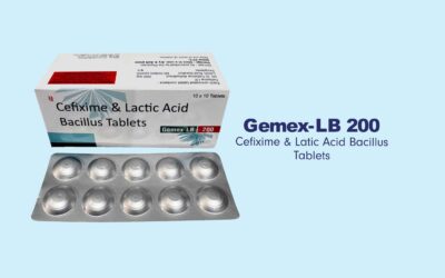 New Launch – Gemex-LB 200_Cefixime & Lactic Acid Bacillus Tablets